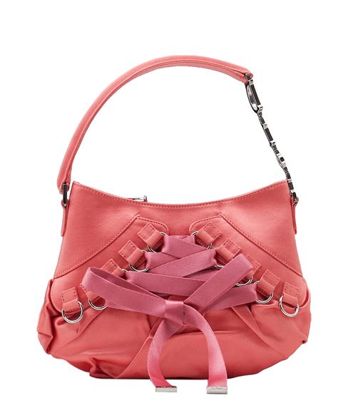 designer handbags in ballet pink.